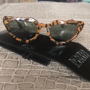VINTAGE Norma Kamali Cat Eye Sunglasses